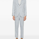 Brunello Cucinelli single-breasted linen suit
