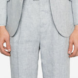 Brunello Cucinelli single-breasted linen suit