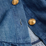 Valentino Denim Midi Skirt