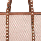 Valentino Garavani Rockstud canvas medium tote bag