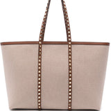 Valentino Garavani Rockstud canvas medium tote bag
