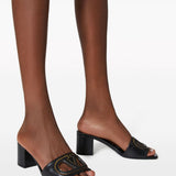 Valentino Garavani 60mm VLogo Signature leather sandals
