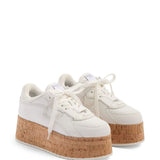 Valentino Garavani Freedots XL Sneaker in Calfskin and Cork