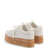 Valentino Garavani Freedots XL Sneaker in Calfskin and Cork