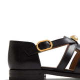 Valentino Garavani Vlogo Signature Fisherman Sandal In 20mm Calfskin