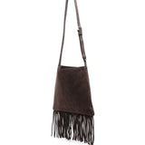 Valentino Garavani Nellcote suede leather shoudler bag
