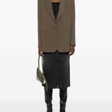 Isabel Marant Black Button Fly Skirt