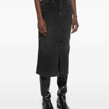 Isabel Marant Black Button Fly Skirt