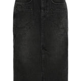 Isabel Marant Black Button Fly Skirt