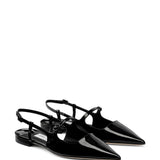 Jimmy Choo Didi Flat Patent Leather Low Shoes
