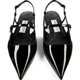 Jimmy Choo Didi Flat Patent Leather Low Shoes