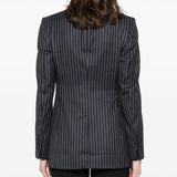 Tom Ford Navy Pinstripe Blazer