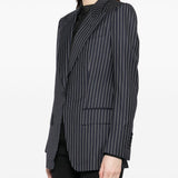 Tom Ford Navy Pinstripe Blazer