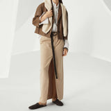 Brunello Cucinelli cotton english rib sweater with shiny detail