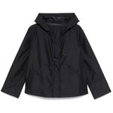 Fay Navy Front Zip Parka Coat