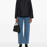 Fay Navy Front Zip Parka Coat