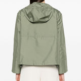 Fay Fern Green Front Zip Parka