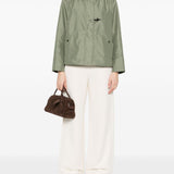 Fay Fern Green Front Zip Parka