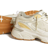 Golden Goose White Yellow Panelled Edition Sneakers
