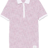 Thom Browne White Striped Tweed Dress