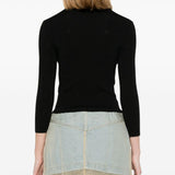 Balenciaga Black BB Pattern Knit Jumper