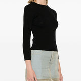 Balenciaga Black BB Pattern Knit Jumper