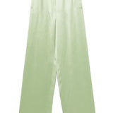 Valentino wide leg silk trousers