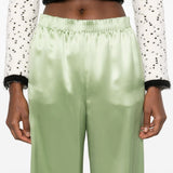 Valentino wide leg silk trousers