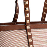 Valentino Garavani Rockstud canvas mini tote bag