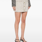 Isabel Marant Beige Gleny Braided Skirt