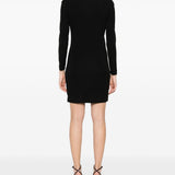 Tom Ford Black Draped Dress