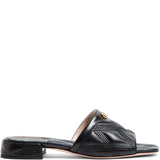 Valentino Garavani Quiltie 67 Slide Sandal in 60mm Quilted Nappa Leather