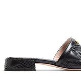 Valentino Garavani Quiltie 67 Slide Sandal in 60mm Quilted Nappa Leather
