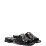 Valentino Garavani Quiltie 67 Slide Sandal in 60mm Quilted Nappa Leather