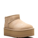 UGG Australia Beige Pull Tab Boots