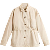 Woolrich Garment-Dyed Pure Cotton Overshirt beige