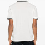 Emporio Armani Piqué polo shirt with piped collar