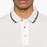 Emporio Armani Piqué polo shirt with piped collar
