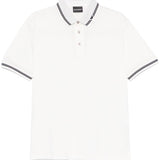 Emporio Armani Piqué polo shirt with piped collar