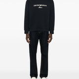 Emporio Armani ASV Double-jersey sweatshirt with logo embroidery