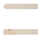 Emporio Armani Light Beige Signature Adjustable Belt