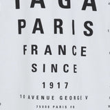 Balenciaga White Logo Print Graphic Tee