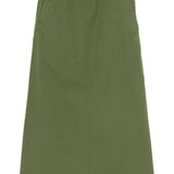 Woolrich Olive Green ElasticatedDrawstringWaist Skirt