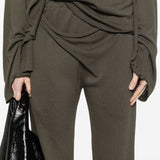 Ottolinger Dark Emerald Green Deconstructed Trousers