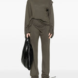 Ottolinger Dark Emerald Green Deconstructed Trousers