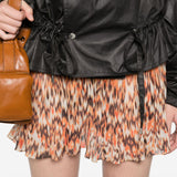 Isabel Marant Orange Paperbag Waist Skirt