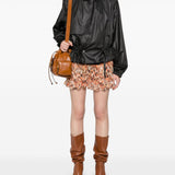 Isabel Marant Orange Paperbag Waist Skirt