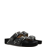 Isabel Marant Black Buckle Sandals