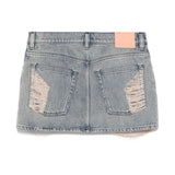 Acne Studios Macaria distressed denim miniskirt
