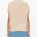 Fabiana Filippi Sand Beige Sequined Sweater